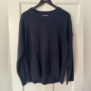 AYR navy cashmere crewneck -sz XL